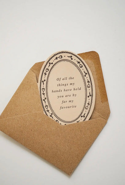 Of All the Things My Hands
Mini Card
