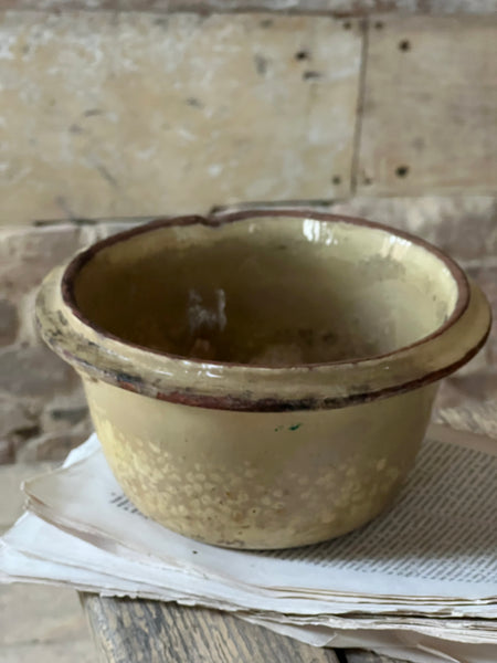 French Rustic Earthenware Bowl