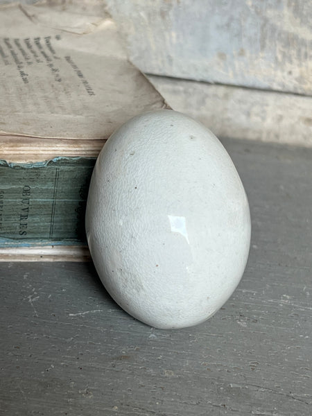 Antique Ceramic Dummy Egg