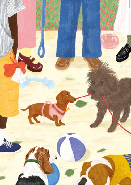 Jour Férié Walking the Dog - 100-piece mini puzzle