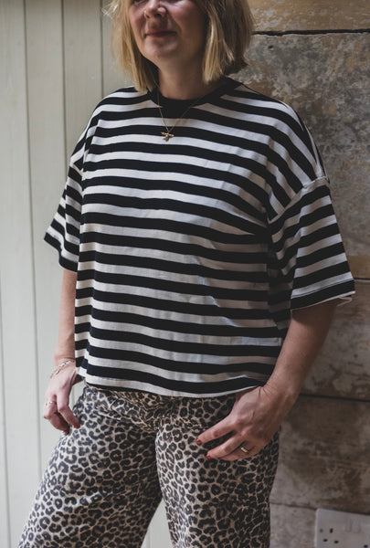 Saige by Nomads Oversize Stripe Tee