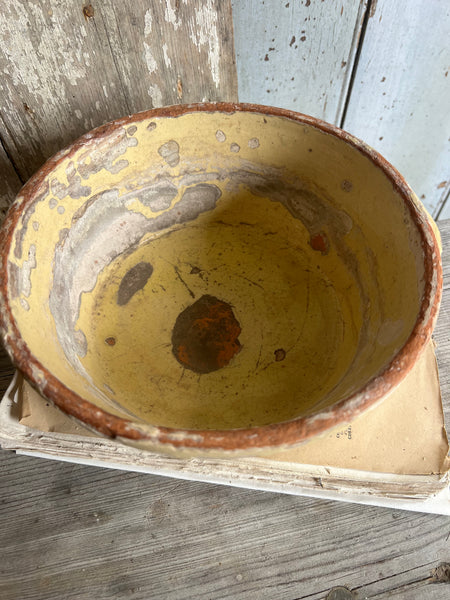 French Rustic Earthenware Bowl