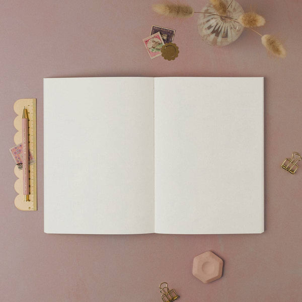 Croissant Cafe Notebook | Blank Page Journal | Notebooks