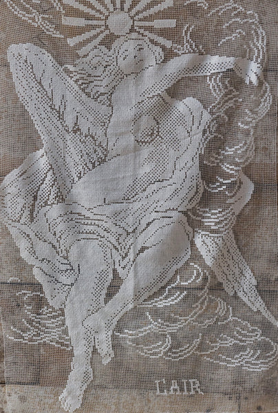 Gorgeous Antique Air & Fire Lace