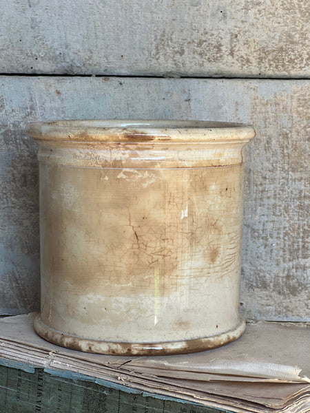 Buttery Antique Apothecary Jar
