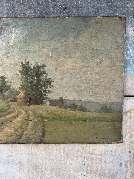 French Landscape Oil Painting