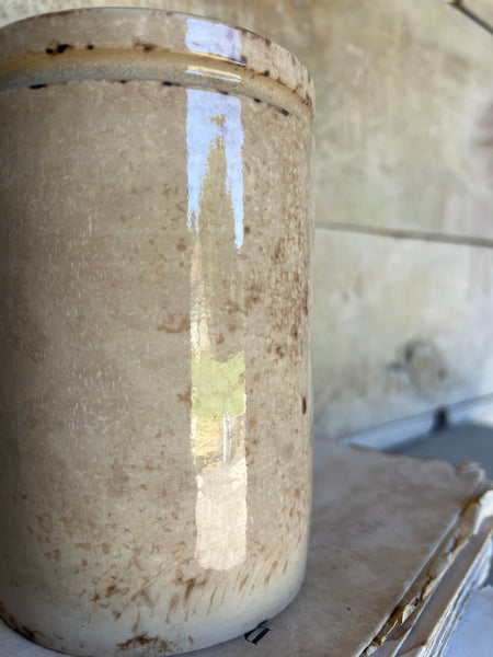 Beautifully Aged Crazed Confiture Pot
