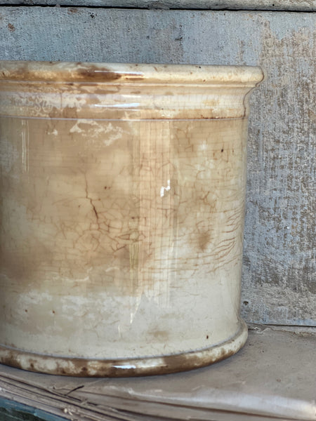 Buttery Antique Apothecary Jar