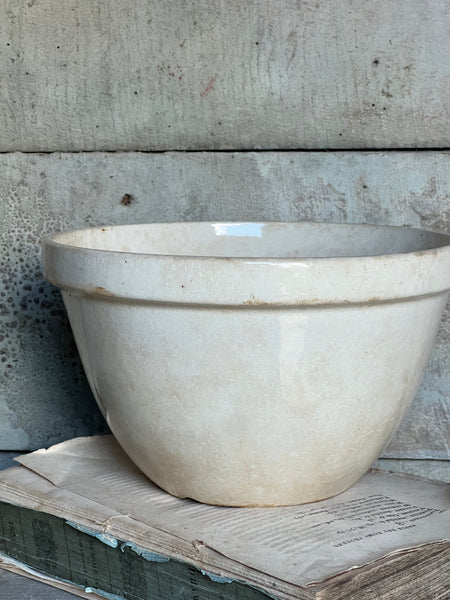 Large Lightly Crazed Pudding Bowl