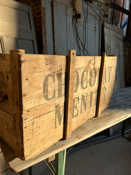 Vintage Chocolat Menier Crate