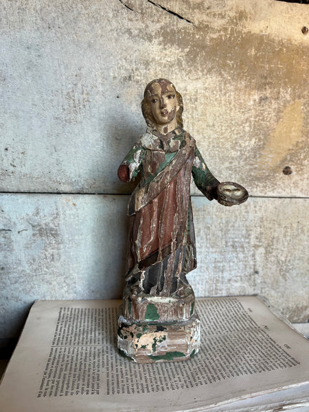 French Antique Religious Figure