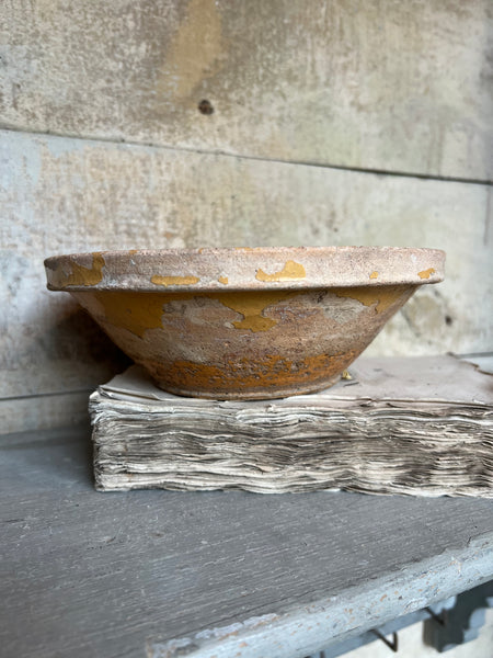 Antique Earthenware Bowl from Provence