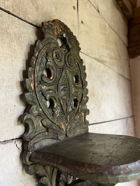 Carved Wall Shelf