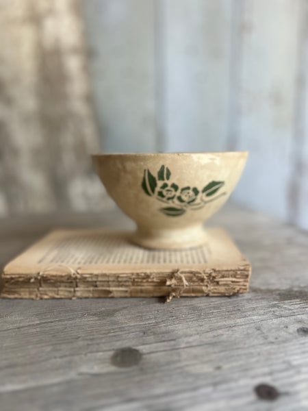 Large Buttery Stencilled Rustic Cafe Au Lait