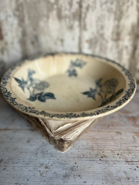 Rustic Floral French Vintage Dish