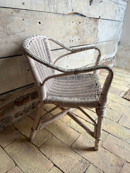 Sweet Chippy Paint Vintage French Child’s Chair