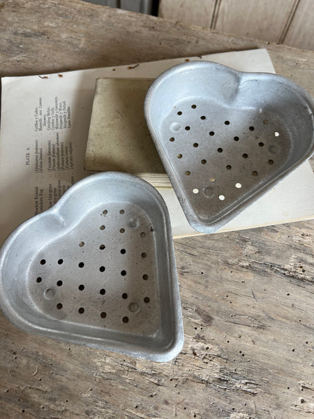 Small Heart Vintage Faiselle Cheese Mould