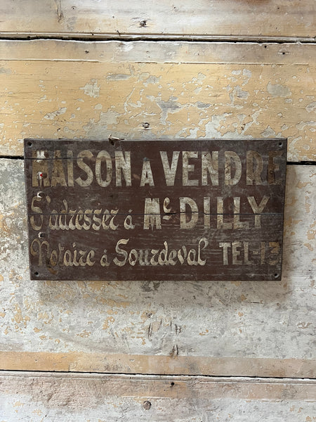 Vintage House for Sale Sign