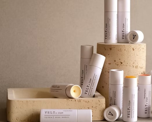 Rosehip and Rose Geranium Natural Vegan Tinted Lip Balm "Brick"