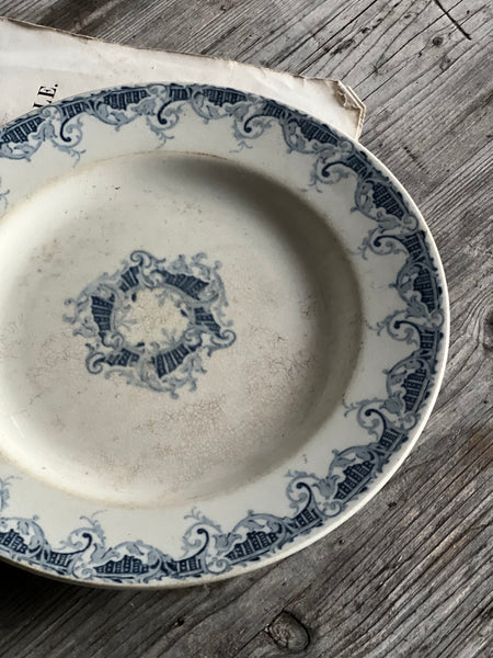 French Vintage Plate