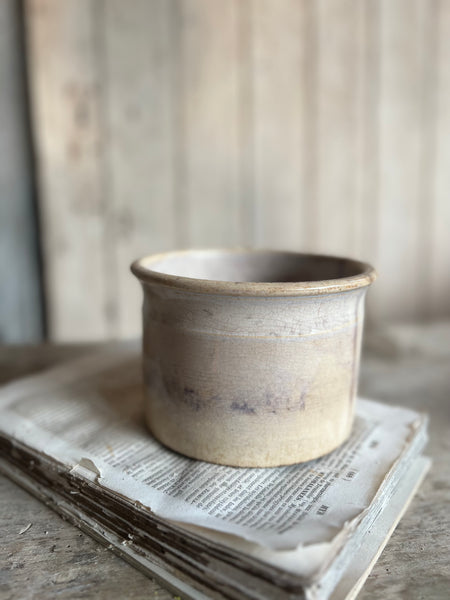 Antique French Wide Jar