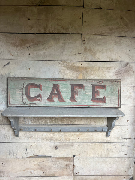 Antique French Cafe Sign