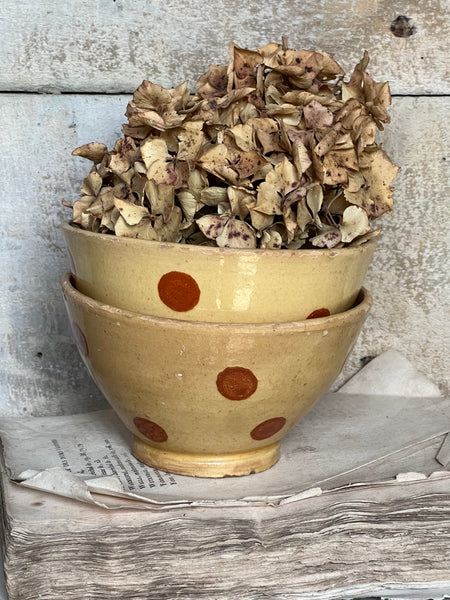 Vintage Dotty Bowls