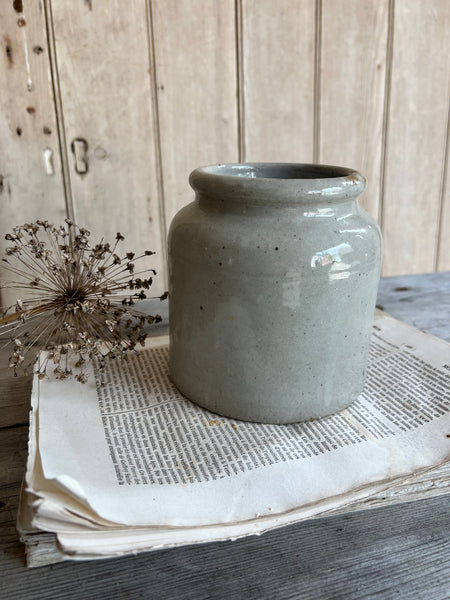 Simple French Stoneware Pot