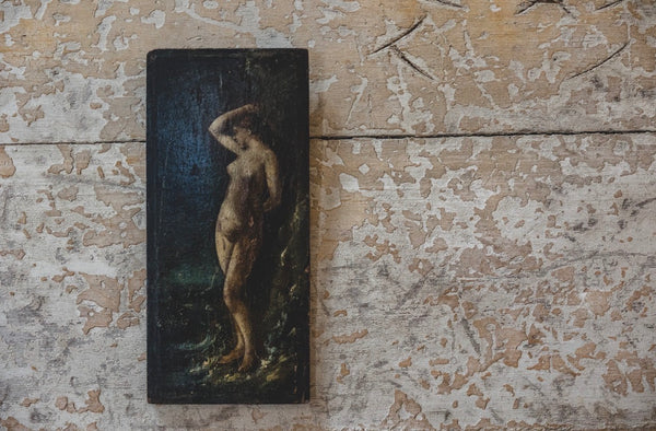 Beautiful Antique Painting on Board