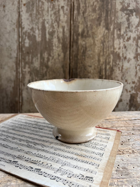 Beautifully Aged French Cafe au Lait Bowl