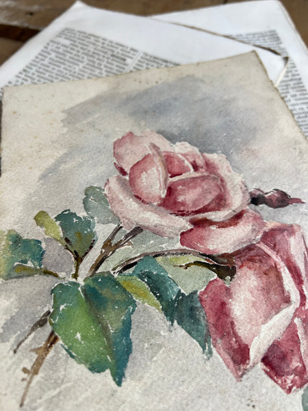 Hand Painted French Programme