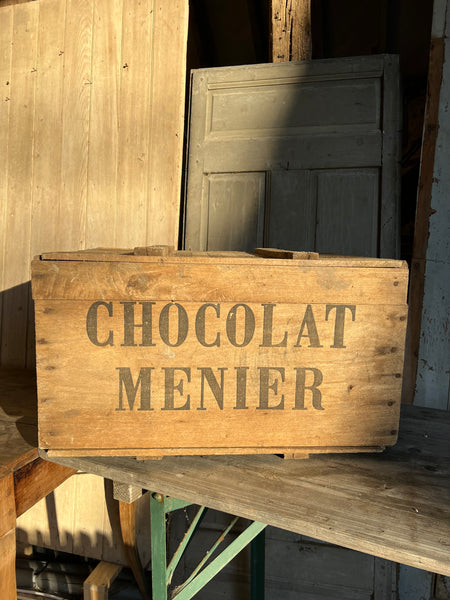 Vintage Chocolat Menier Crate