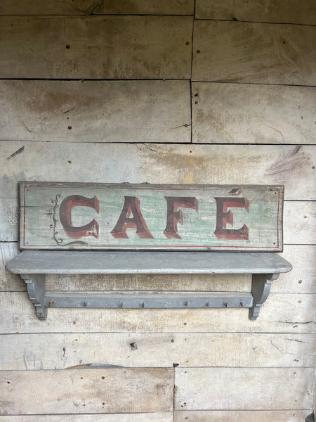 Antique French Cafe Sign