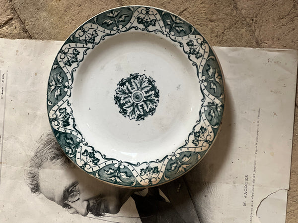 Sweet French Transferware Plate