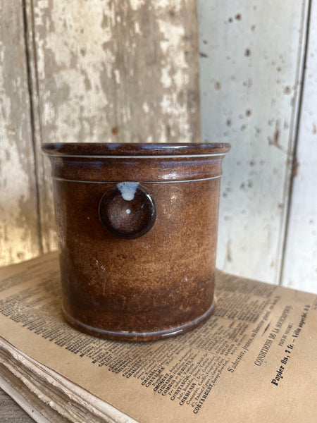 Small Buttery Antique Apothecary Jar