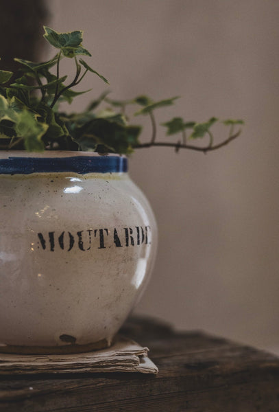 Small 19C French Mustard Jar