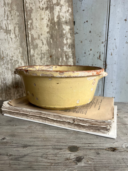 French Rustic Earthenware Bowl