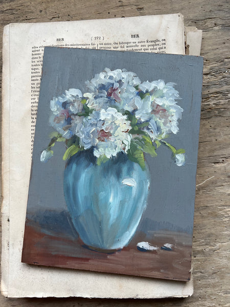 Beautiful French Floral Oil Painting