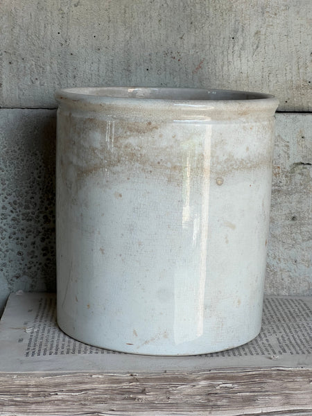 Huge Buttery Terre De Fer Confiture Pot