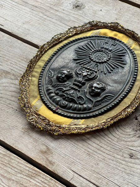 Stunning Cherub Religious Ex Voto