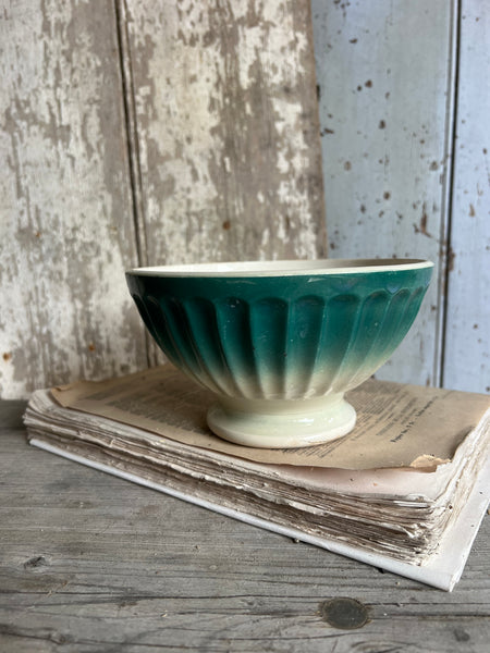Large French Vintage Ombre Cafe au Lait