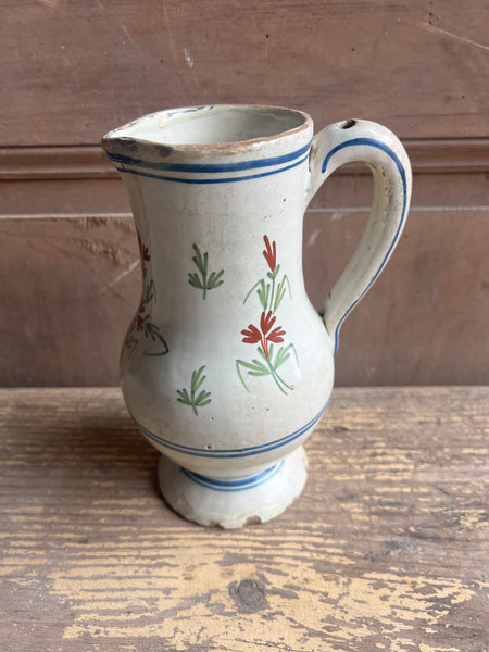 Rustic Handpainted French Jug