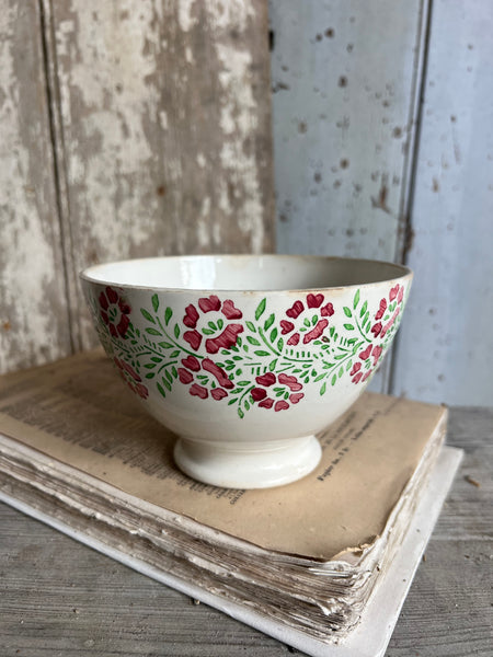 Crisp Stencilled Cafe Au Lait
