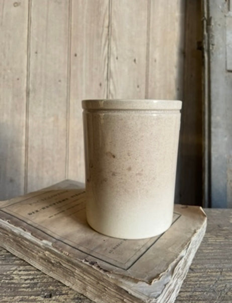 Chunky Buttery Antique Confiture Pot