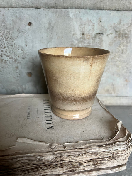 Beautiful Crazed Buttery Cup