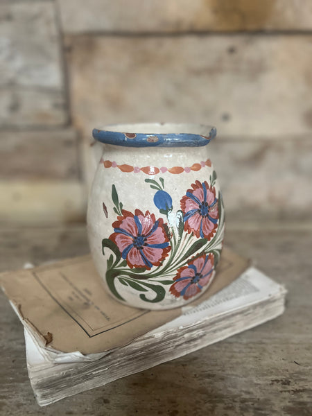 Large Vintage Painted Jug