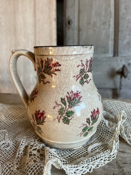 Stunning Vintage Crazed Jug