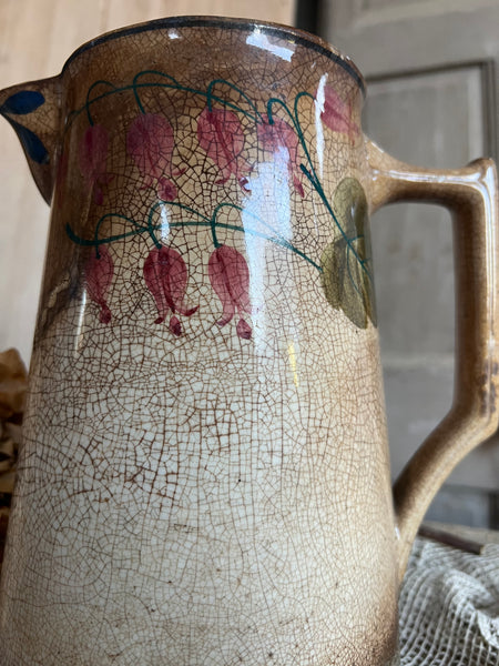 Stunning Large Vintage Crazed Jug