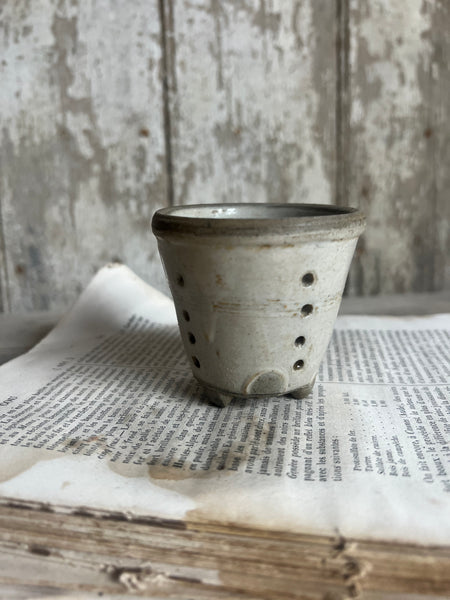 Rustic Tiny Vintage French Faiselle Cheese Mould