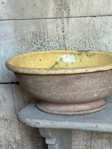 Antique Earthenware Bowl from Provence